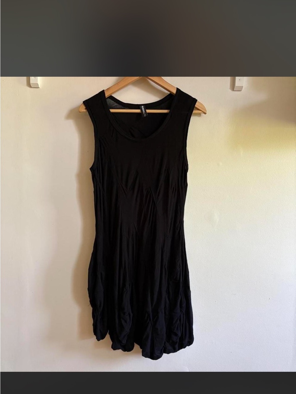 Asymetrical avant-garde mini-dress — Rundholz - Picture 3 of 5